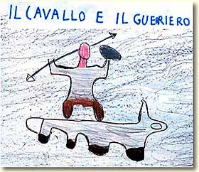 Cavaliere equilibrista - rooccia 50 del Parco di Naquane (et del Ferro)