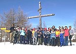 Tutti insieme sotto la Croce della Colma di Craveggia