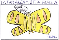 La farfalla tutta gialla