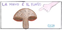 La mano e il fungo
